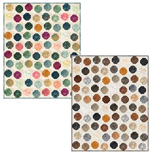 New Stonehenge Honey Buns Charms Gemstones Quilt Kit Northcott 
