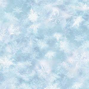 Call of the Wild Q4458 307 Light Blue Ice Digital Print, Hoffman 