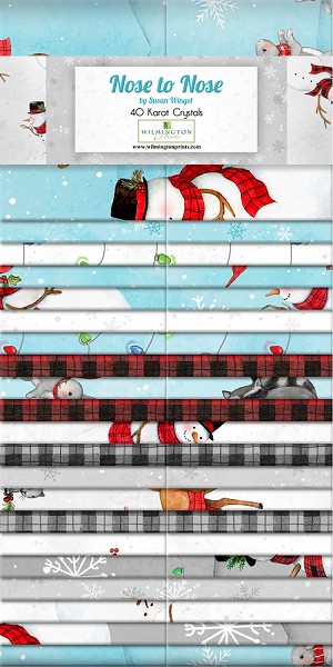 Nose to Nose Jelly Roll Strips Wilmington Prints 