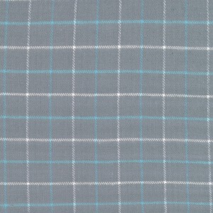 Primo Plaids Flannel Blue Ice U132 144 Grey Big Block Plaid Marcus Fabrics 