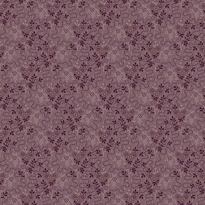 Plumberry III 171151 Plum Three Blooms Marcus Fabrics 