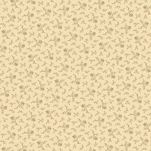 Plumberry III 171154 Cream Plum Rose Marcus Fabrics 