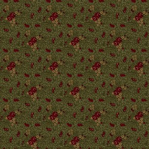 Pineberry Lane R172000D Green Winter Foliage Marcus Fabrics 
