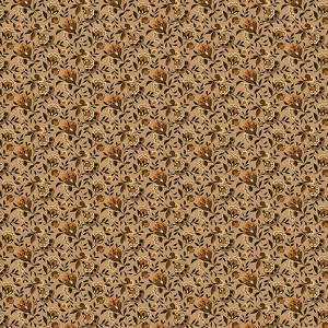 Midnight Cheddar R172083D Beige Fall Flowers Marcus Fabrics 