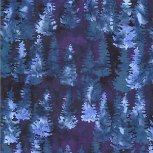 Bali Batik R2208 358 Vegas Pine Trees, Hoffman 