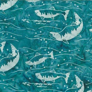 Bali Batik R2288 518 Splash Salmon, Wildfire Designs by Hoffman 