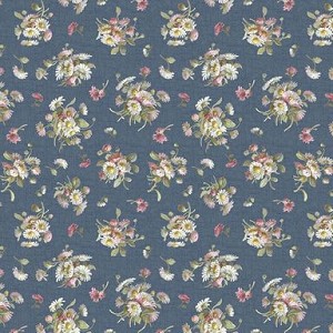 Wild Flowers R651625D Blue Petite Floral Marcus Fabrics 