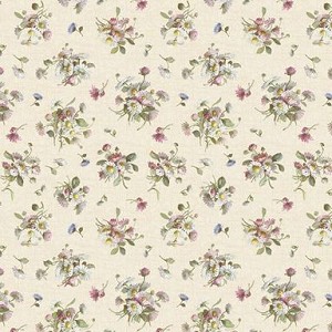 Wild Flowers R651625D Cream Petite Floral Marcus Fabrics 