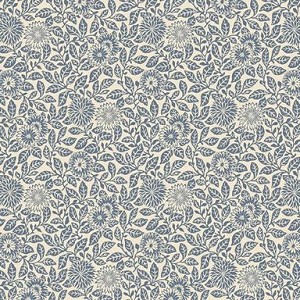 Wild Flowers R651627D Blue Flower Field Marcus Fabrics 