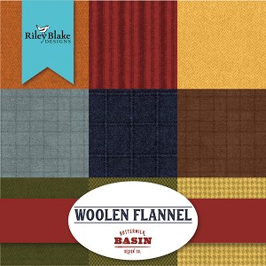 Woolens Flannel 10 Inch Layer Cake Riley Blake 