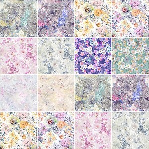 Peacock Walk Digital 10 Inch Layer Cake Squares RJR Fabrics 
