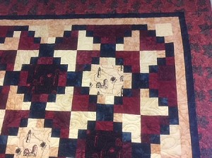 Wisconsin Custom Batik Running Water Quilt Kit, Hoffman 