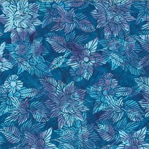 Hoffman Bali Batik S2301 477 Shaved  Ice Fractured Florals 