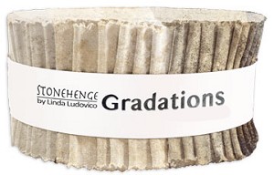 New Stonehenge Gradations Jelly Roll Strip Mineral 360 Northcott 