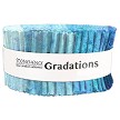 New Stonehenge Gradations Jelly Roll Strip Crystal 470 Northcott 