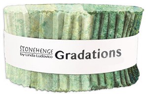 New Stonehenge Gradations Jelly Roll Strip Pine Ridge 78 Northcott 