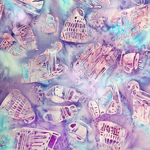 AMNSH 2025 SH185 535 Tossed Sleds Blue Sapphire Island Batik 
