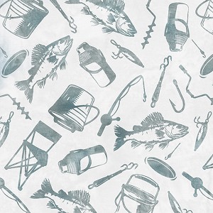 AMNSH 2025 SH186 012 Tossed Ice Fishing Neutral Glaze Island Batik 