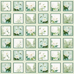 Sweet Magnolia Digital 5366 LG Magnolia Patches Single Repeat P and B Textiles 