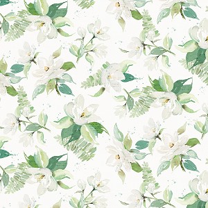 Sweet Magnolia Digital 5367 WF Main Allover P and B Textiles 