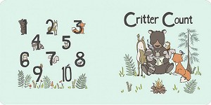 Cuddles Critter Counting Book Panel Shannon Fabrics 