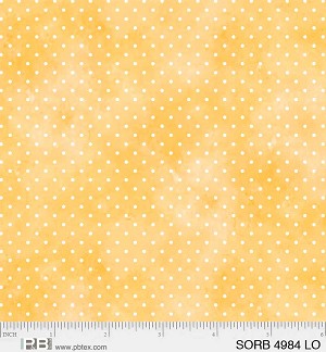 Sorbet Pin Dots 4984 LO Peach P and B Textiles 