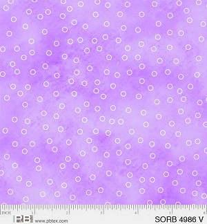 Sorbet Tossed Dots 4986 V Lavender P and B Textiles 