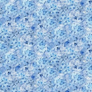 Spring Blue 4129 B Packed Leaves, P & B Textiles 