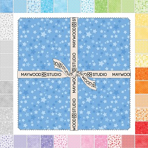 Playtime Flannel Basics 10 Inch Layer Cake Squares Maywood Studio 