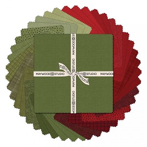 Woolies Holiday Warmth Flannel Raggy Cakes Quilt Kit Maywood Studio 
