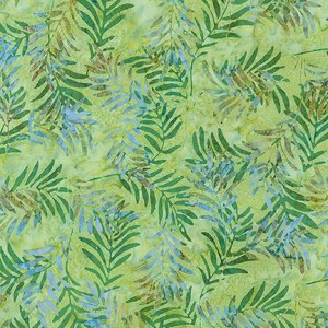 Serenity Lake Batik 19409 43 Leaf, Robert Kaufman 
