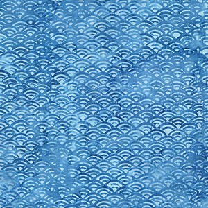 Azula 19780 4 Blue Artisan Batik Robert Kaufman 