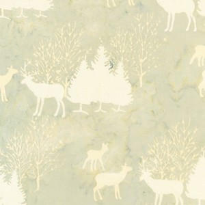 Forest Trails Artisan Batik 20126 410 Haze Deer Robert Kaufman 