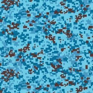 Camo Digital 20273 4 Blue Robert Kaufman 