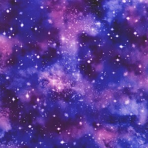 Galactic Garden 24289 74 Sapphire Space Robert Kaufman 