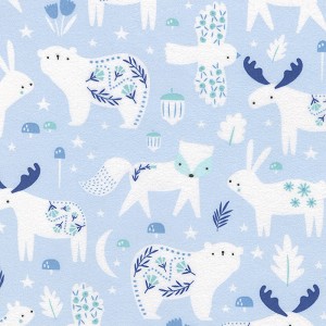 Gentle Night Flannel 22364 4 Blue Robert Kaufman 