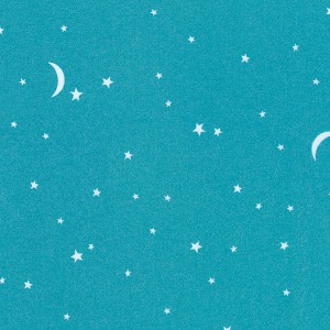 Gentle Night Flannel 22369 70 Aqua Robert Kaufman 