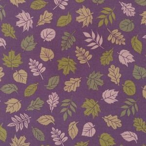 Cozy Outdoors Flannel 20445 119 Mauve Large Leaves Robert Kaufman 