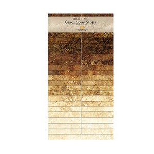 Stonehenge Gradations Strips Iron Ore Jelly Roll  , Northcott 