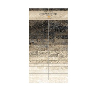 Stonehenge Gradations Strips Slate Jelly Roll  , Northcott 
