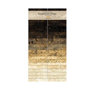 Stonehenge Gradations Strips Onyx Jelly Roll  , Northcott 