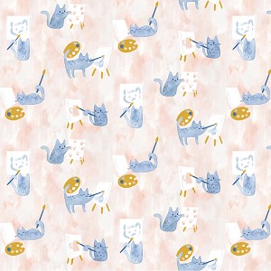 Creative Cats Painting Kitty 1688 MLT Dear Stella 