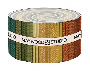 Maywood Flannel Woolies Jelly Roll Strips Desert Sunset 