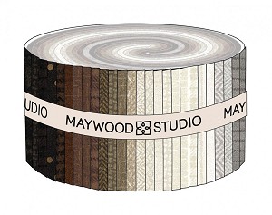 Maywood Flannel Woolies Jelly Roll Strips Neutrals 