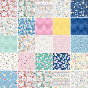 Gnomebody Bakes it Better Layer Cake Squares Benartex Kanvas 