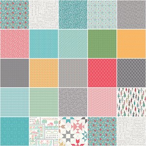 Stitch 5 Inch Charm Pack Squares Riley Blake 