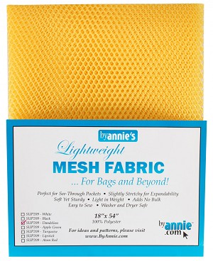 Lightweight Mesh Fabric Prepackaged 18 x 54 Dandelion by Annie 