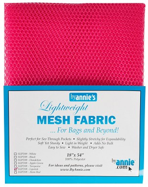 Lightweight Mesh Fabric Prepackaged 18 x 54 Lipstick by Annie 