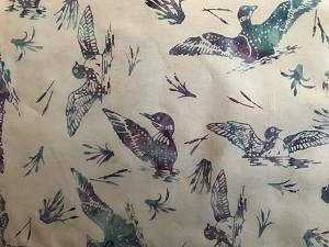 Hoffman Exclusive Bali Batik T2496 518 Splash Flying Loons 