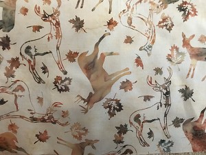 Hoffman Exclusive Bali Batik T2498 594 Sept Scattered Deer 